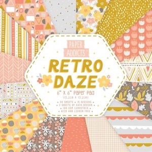 Paper Adicts Retro Daze 6x6 Paper Pad