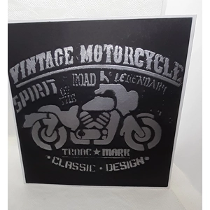 Handmade Vintage Motorbike Birthday Card