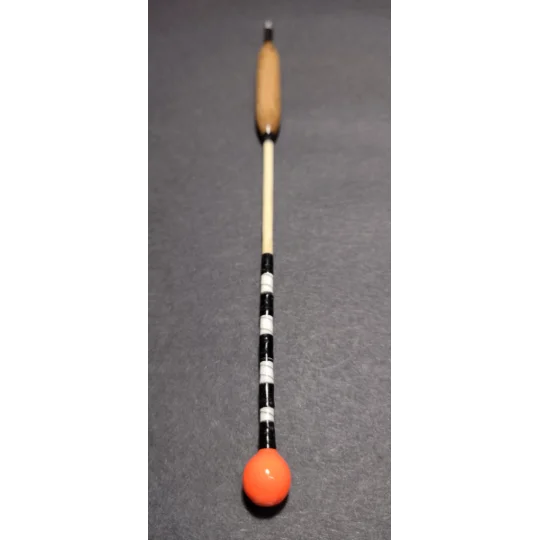 Handmade tench floats for traditional centrepin reel and cane fishing rod