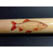 Bamboo Fishing Float Storage Tube with Fish Illustration – Ian Lewis