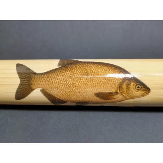 Bamboo Fishing Float Storage Tube with Fish Illustrations – Ian Lewis