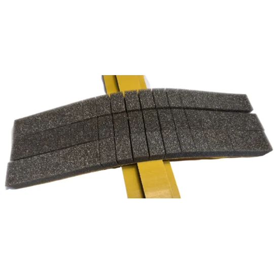 Float box slotted foam strips