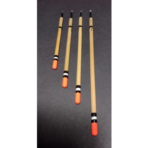 Handmade sarkanda waggler float set for UK coarse fishing