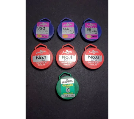 Split shot refill tubs