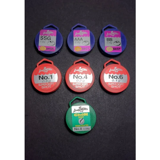 Split shot refill tubs