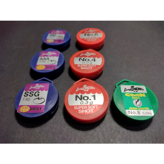 Split shot refill tubs