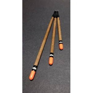 set of three handmade roach river trotting floats in 1 bb, 2 bb and 3 bb weights