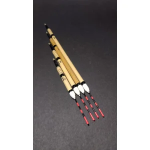 Handmade sarkanda reed crucian carp fishing float set with fine bristle tips