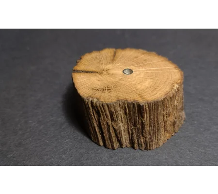 Float display stand / paperweight. Oak