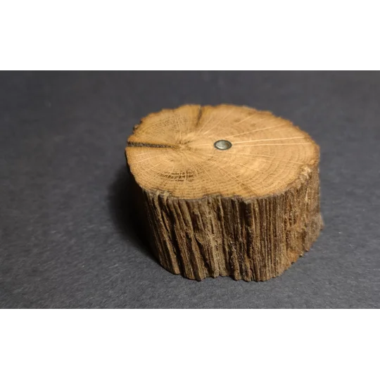 Float display stand / paperweight. Oak