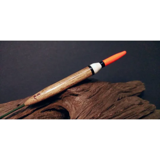 Wire stem stick float on log