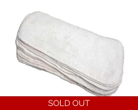 Little Lamb Bamboo Boosters - 10 pack