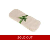 Little Lamb Triple Thickness Bamboo Booster - 5 Pack