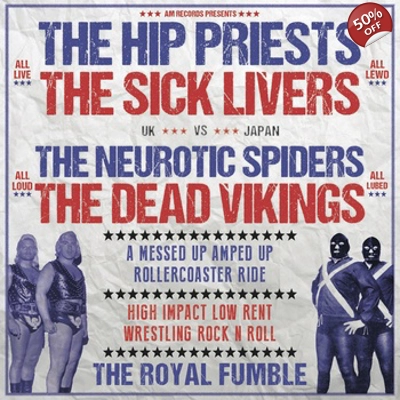 The Hip Priests 'UK vs Japan' 7 inch