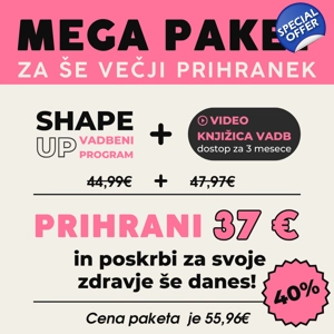Mega paket: Shape Up + Knjižica