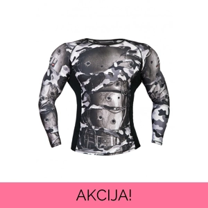 Moška majica - Rashguard CAMO z dolgimi rokavi