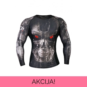 Moška majica - Rashguard CYBER z dolgimi rokavi