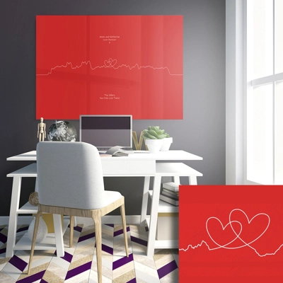 Valentine Heart String Song Sound Wave - Valentine Gift Valentine Heart String Song Sound Wave - Valentine Gift