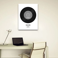 Vinyl Record - Music Art | Personalised Gift