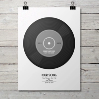 Vinyl Record - Music Art | Personalised Gift