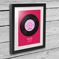 Vinyl Record - Music Art | Personalised Gift