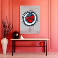 Valentine Heart Sketch Sound Wave - Valentine Gift