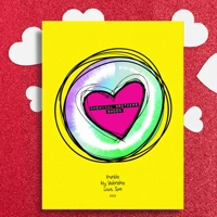 Valentine Heart Sketch Sound Wave - Valentine Gift