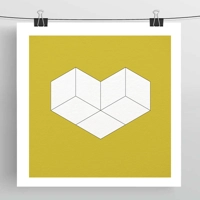 Cubes Geometric Art Prints