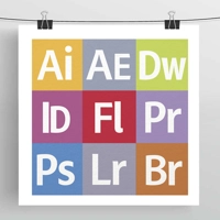 Adobe Icon Art Prints