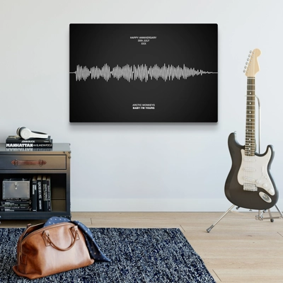 Arctic AM Sound Wave Art Arctic AM Sound Wave Art