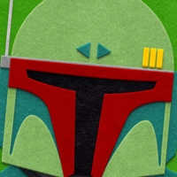 Fuzzy Star Wars Name Art