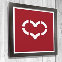 Hearts Minimalist Art Prints