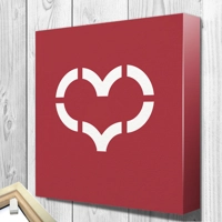 Hearts Minimalist Art Prints