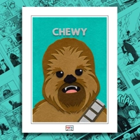 Fuzzy Star Wars Name Art