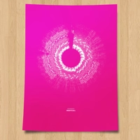 DNA Bright Song Sound Wave Art