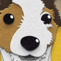 Fuzzy Pet Paw-trait Art | Fuzzy Felt Pets