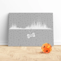 Dog Woof Sound Wave Art | Pet Art