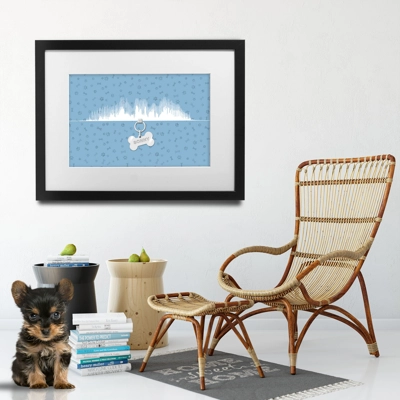 Dog Woof Sound Wave Art | Pet Art Dog Woof Sound Wave Art | Pet Art