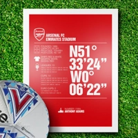 Football Co-ordinates | Football Stadium Art