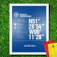 Football Co-ordinates | Football Stadium Art