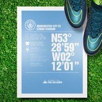 Football Co-ordinates | Football Stadium Art