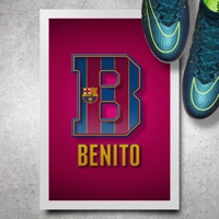 Football Name Art - European Clubs