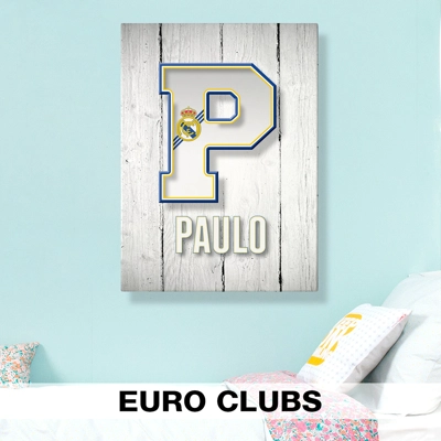 Football Name Art - European Clubs Football Name Art - European Clubs