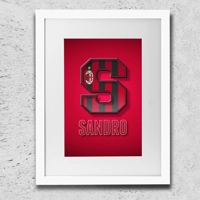 Football Name Art - European Clubs