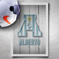 Football Name Art - World Cup Teams