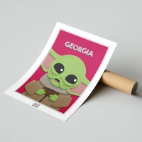 Fuzzy Star Wars Name Art