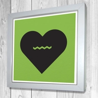 Hearts Minimalist Art Prints