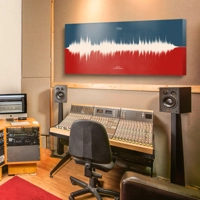 Acrylic Single Audio Sound Wave Art