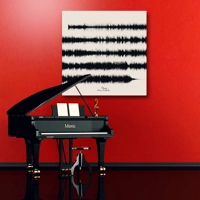 Song Canvas Sound Wave Art