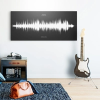 Song Canvas Sound Wave Art